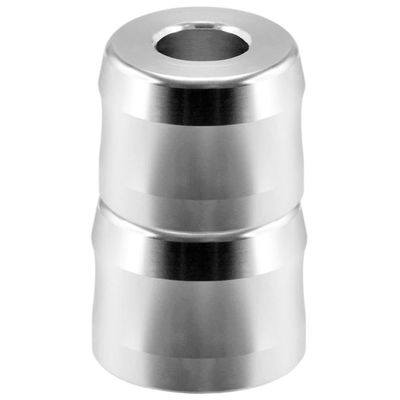 Didiseaon Stand and Shaving Brush Holder 2pcs Silver Aluminium Alloy Desktop Organizer Stable Safety Holder for Mens Bathroom Storage
