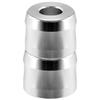 Didiseaon Stand and Shaving Brush Holder 2pcs Silver Aluminium Alloy Desktop Organizer Stable Safety Holder for Mens Bathroom Storage view 1