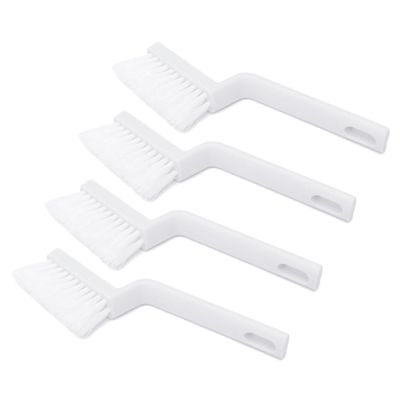 Healvian 4pcs Cleaning Brushes for Gaps Grooves and Corners for Window Tracks Bathroom Sinks and Kitchen Floors Plastic Bristles Crevice Cleaning Tools
