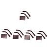 NIYANGLE 15pairs Eyeglass Temple Tips Comfortable Slip Grips for Glasses Knitted Cotton Ear Pads for Secure Fit for Daily Use Easy to Install view 1