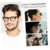 NIYANGLE 15pairs Eyeglass Temple Tips Comfortable Slip Grips for Glasses Knitted Cotton Ear Pads for Secure Fit for Daily Use Easy to Install view 3