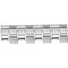 FRCOLOR 16pcs Clipper Guards Professional Hair Cutting Guards Stainless Steel Convenient for Clipper Hair Cutting Guides view 1