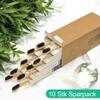 Bamboo Toothbrush Ultra Soft Pack of 10 Denttabs Bamboo Brush Black Edition for Particularly Gentle Teeth Cleaning Biodegradable Handle Made from Natural Materials view 2