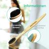 Bamboo Toothbrush Ultra Soft Pack of 10 Denttabs Bamboo Brush Black Edition for Particularly Gentle Teeth Cleaning Biodegradable Handle Made from Natural Materials view 3