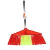 Amosfun Ergonomic Design Plastic Broom Head Multi-purpose Floor Brush Indoor Outdoor Use Pet Hair Sweeper Compact Storage for Home Office view 3