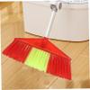 Amosfun Ergonomic Design Plastic Broom Head Multi-purpose Floor Brush Indoor Outdoor Use Pet Hair Sweeper Compact Storage for Home Office view 4