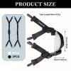 4-Point Hard Hat Chin Strap, Universal Safety Helmet Strap Replacement with Quick Clip Design, White Adjustable Chin Strap for Hard Hats (4 Pcs) view 2