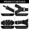 4-Point Hard Hat Chin Strap, Universal Safety Helmet Strap Replacement with Quick Clip Design, White Adjustable Chin Strap for Hard Hats (4 Pcs) view 3