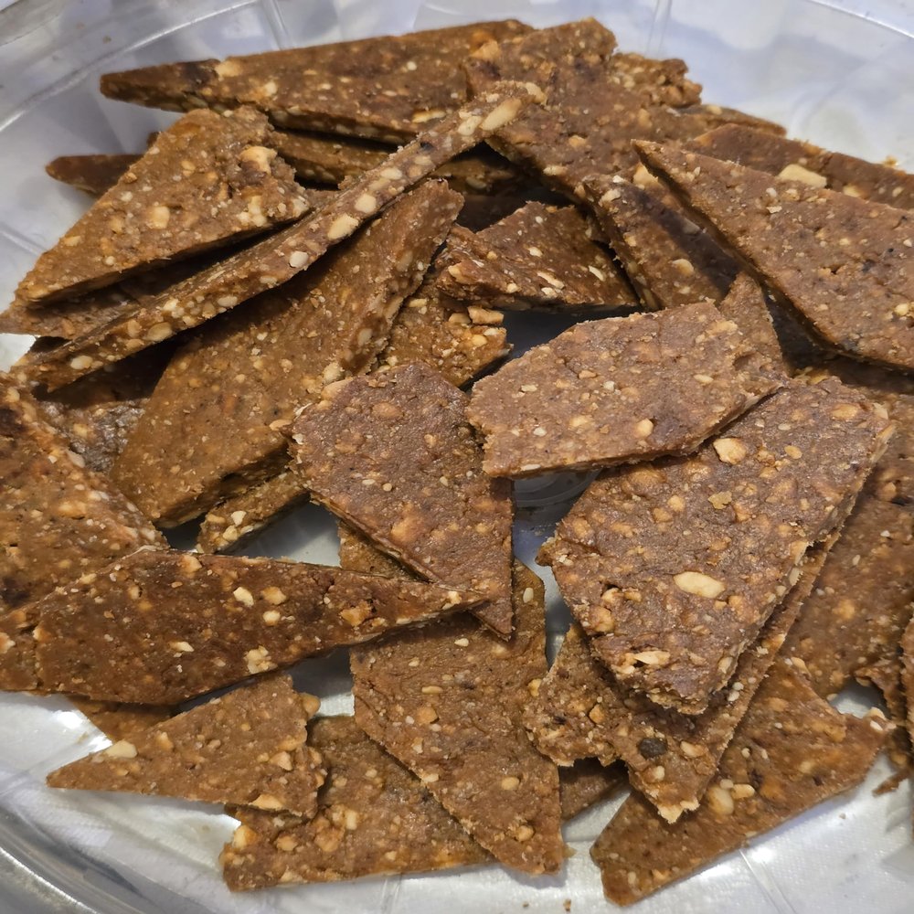 Sisi Pelebe (African Groundnut Cookies, Sugar Coated)