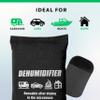 ADEPTNA 2 Pack Car Dehumidifier Bags with Anti Slip Pads  Eliminates Foggy Windscreen - Reusable Moisture Absorber for Car, Van, Caravan, & Home  Damp Condensation Remover (500g (Pack of 2)) view 3