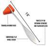 GEDRACKPMYN Percussion Reflex Hammers, Percussion Reflex Hammer for Neurological Examination,Orange view 4