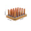 FOMIYES Rehabilitation Training Board for Hand and Finger Strengthener Wooden Pegs Exercise Equipment for Finger Strength Pegboard for Stroke Seniors Patient Elderly Fine Motor Skills view 2