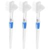 MOLUCKFU 3pcs Denture Brush False Teeth Cleaning Brush Double-Sided Toothbrush Denture Cleaning Tool for Fresh Breath view 1