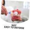 MOLUCKFU 3pcs Denture Brush False Teeth Cleaning Brush Double-Sided Toothbrush Denture Cleaning Tool for Fresh Breath view 4