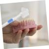SOESFOUFU 3-Pack Double-Sided Denture Brush for False Teeth Cleaning False Teeth Cleaner Soft Bristles for Daily Oral Hygiene view 3