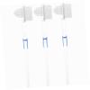 FOYTOKI 3-Pack Double-Sided Denture Brush Set for False Teeth Cleaning Comfortable to Hold for Denture Care view 1