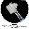 FOYTOKI 3-Pack Double-Sided Denture Brush Set for False Teeth Cleaning Comfortable to Hold for Denture Care view 4