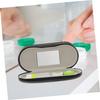 SECFOU 2-in-1 Lenses and Glasses Case Double Bottle Travel Lens Kit Portable Black Lens and Eyeglass Case for Home and Travel view 3