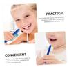 Baluue Mini Denture Cleaning Brush Double-Head Small Toothbrush 8Pcs Set with Ergonomic Design Comfortable Grip Portable Household Use for Dentures view 2