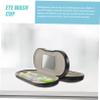 SKISUNO Black Double Bottle Eyeglasses and Lens Case 2-in-1 Portable Travel Lens Kit for Myopic Glasses Storage view 2