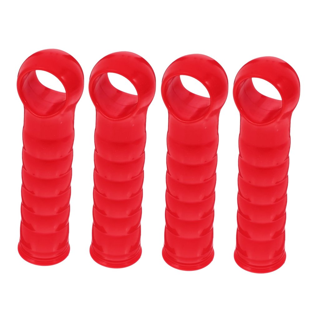 minkissy 4pcs Mop Handle End Cap Plastic Handle Grips for Broom Reaching Pole Dustpan Stick Replacement for Clothesline Stick and Broom Rod
