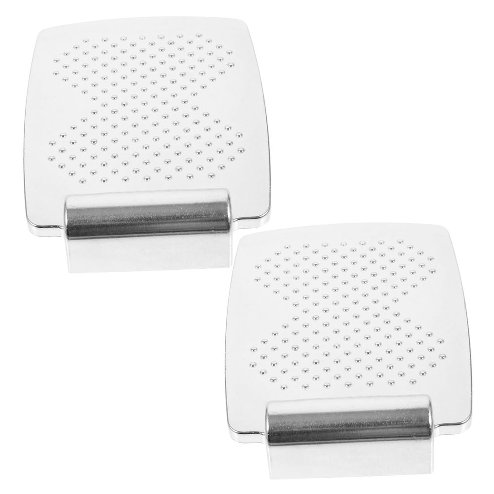 minkissy 2pcs Replacement Wheelchair Footrest Pedal Leg Pad Aluminum Alloy Footplates for Elderly Adults Indoor Wheelchair Supplies
