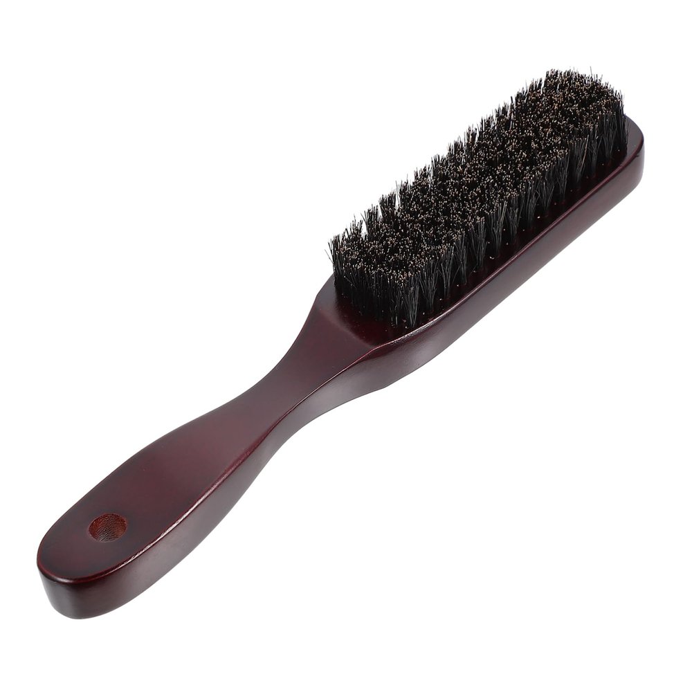 Healeved Wooden Beard Brush and Mustache Brush for Mens Grooming Male Shaving Tool for Beard Care and Facial Hair Styling