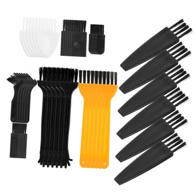 FRCOLOR 48pcs Small Cleaning Brush Kit Cleaner for Electric Hair Clipper Beard Humidifier Keyboard Replacement