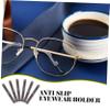 HAPINARY 6pairs Silicone Glasses Ear Grips Non-slip Retainer Straps for Eyewear Temple Tips for Glasses Running Hiking view 4