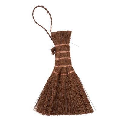Baluue Tea Ceremony Palm Printing Small Whisk Broom Brush Lightweight Handheld Broom for Sweeping Indoor Cleaning