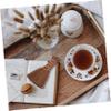 Baluue Tea Ceremony Palm Printing Small Whisk Broom Brush Lightweight Handheld Broom for Sweeping Indoor Cleaning view 2
