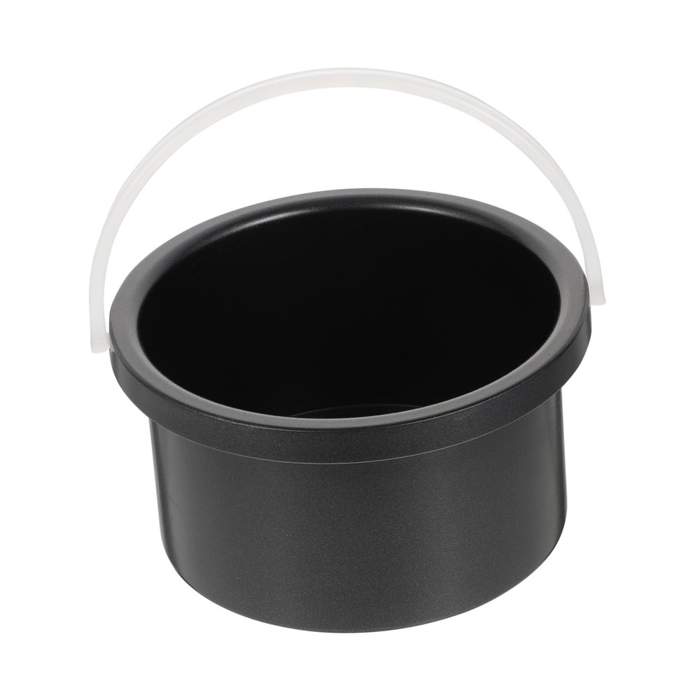 BELLIFFY Wax Melting Pot Inner Bowl Aluminum Wax-bean Melting Container Black for Hair Removal Waxing Machine Accessory Practical for Salon and Personal Use