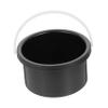 BELLIFFY Wax Melting Pot Inner Bowl Aluminum Wax-bean Melting Container Black for Hair Removal Waxing Machine Accessory Practical for Salon and Personal Use view 1