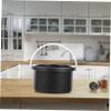 BELLIFFY Wax Melting Pot Inner Bowl Aluminum Wax-bean Melting Container Black for Hair Removal Waxing Machine Accessory Practical for Salon and Personal Use view 3