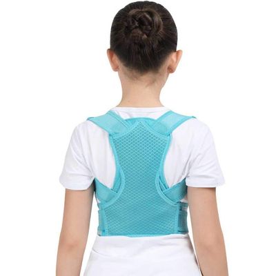 ZHCHAO Profesional Child Adjustable Back Chest Support Belt Posture Corrector Shoulder Brace Tape Posture Correct Orthotics(White-style,Small-S)