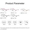 Xiaoxu Women Photochromic Reading Glasses Fashion Cat's Eye Frame Ultralight Comfortable Elderly Eyewear Anti Glare Sun Readers,C2-+1.00 view 2
