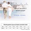 Xiaoxu Women Photochromic Reading Glasses Fashion Cat's Eye Frame Ultralight Comfortable Elderly Eyewear Anti Glare Sun Readers,C2-+1.00 view 3