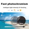 Xiaoxu Women Photochromic Reading Glasses Fashion Cat's Eye Frame Ultralight Comfortable Elderly Eyewear Anti Glare Sun Readers,C2-+1.00 view 4