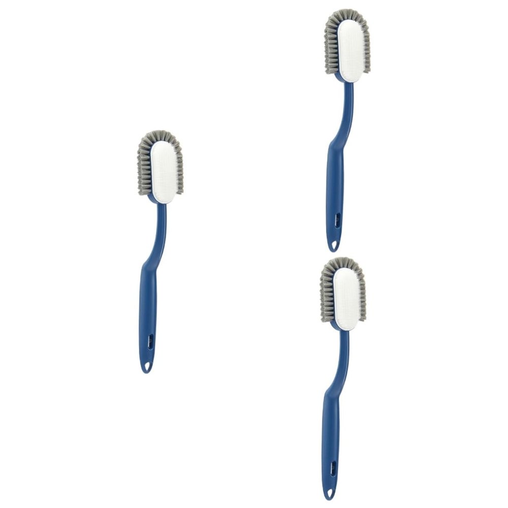 FRCOLOR 3pcs Scrub Laundry Cleaning Brush Soft Indoor Broom Long Handle for Easy Cleaning