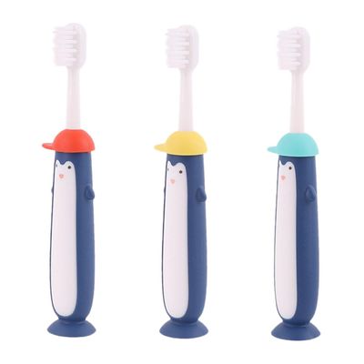 KOMBIUDA 3pcs Manual Cartoon Boys and Girls Toothbrush for Boy Girl's Teeth Cleaning Soft Bristles Girl Dental Care for Year Olds Random Color