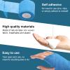 3 Rolls Cohesive Finger Tape Self Adherent Cohesive Bandages Pet Vet Wrap Multifunctional Breathable Elastic Athletic Tape for Protect Finger Wrist Protective Furniture 2.5cm x 4.5m (3 Color) view 3