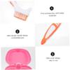 BEBEMOKO Denture Box Soft-Bristle Denture Brush for Oral Care Supplies Portable and Container for Teeth Replacement Kit view 3