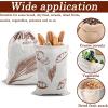 2 Pack Bread Bags To Keep Loaves Fresh - 40cm X 30cm - Pantry Storage Solution - Reusable Holders For Homemade Bakery - Eco-Friendly Reusable Wraps view 4