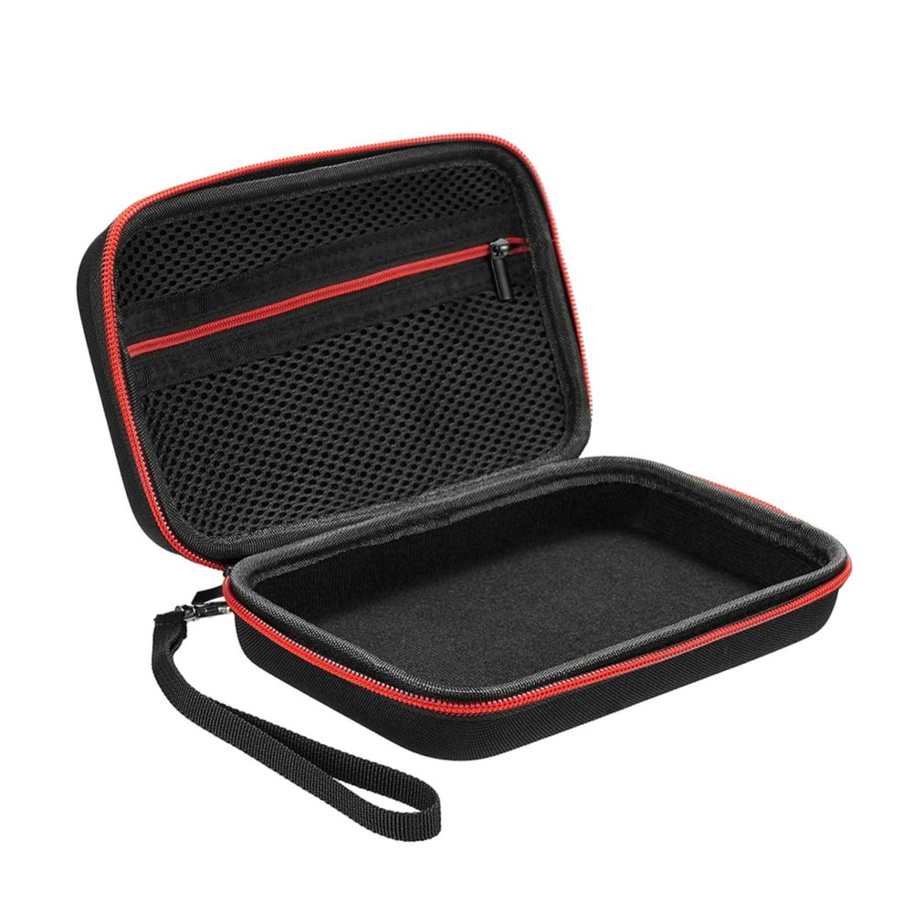 BEBEMOKO Eva Shockproof Storage Bag with Zipper and Lanyard for Portable Thermometer Carrying and Protection
