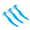 BEBEMOKO False Teeth Brush Dental Toothbrush for False Teeth Double-Sided Cleaning Brush with Non-Slip Handle for Home Use 6Pcs view 1