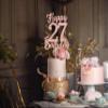 27 Birthday Cake Toppers-Rose Gold Glitter, Happy 27th Cake Topper for Men,27 Cake Topper For Women, 27th birthday decorations,27th Birthday Cake Topper Twenty seven view 2