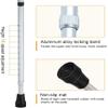 HUIBBGO Forearm Crutches Adjustable Forearm Crutches 1 Pair of Sturdy Aluminum Lighter Crutches Handle with Comfortable High Density Grip Lightweigh view 3