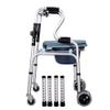 Bedside Commode Chair, Multifunctional Commode Mobile Chair Toilet Chair with Wheels, Adjustable Height Shower Bath Chair or, for Elderly Handicap Adults,1-With seat plate (1 With seat plate) view 3