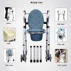 Bedside Commode Chair, Multifunctional Commode Mobile Chair Toilet Chair with Wheels, Adjustable Height Shower Bath Chair or, for Elderly Handicap Adults,1-With seat plate (1 With seat plate) view 4