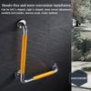 19 * 27 Inch L-Shaped Bathtub And Shower Grab Bar Stainless Steel Vertical Angle Grab Bar Wall-Mounted Non-Slip Disabled Bathroom Grab Bar For Pregnant Women Elderly(Yellow,Right) view 4